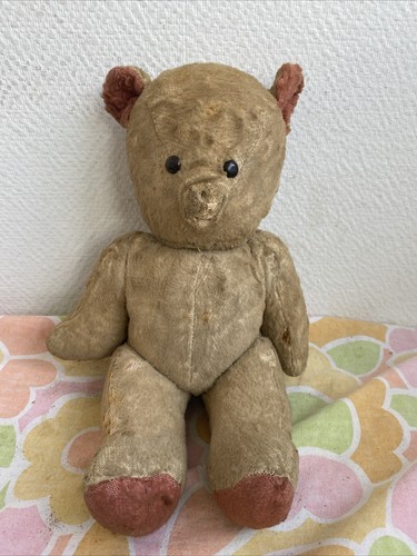 Ancien petit ours peluche - peluche, en