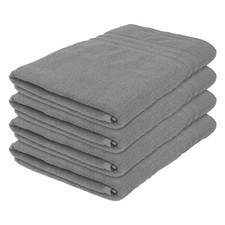 4x Gris 160cm x 90cm Draps de