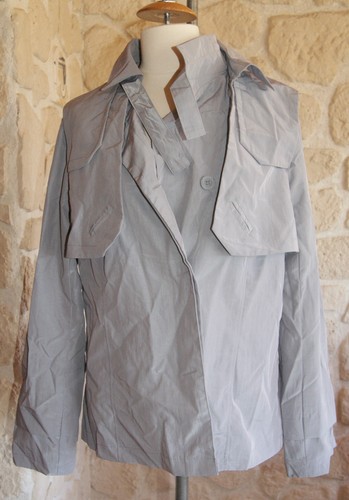 Blouson gris bleu neuf - blouson, taille