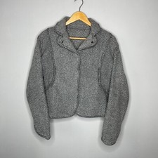 Veste grise manteau laine