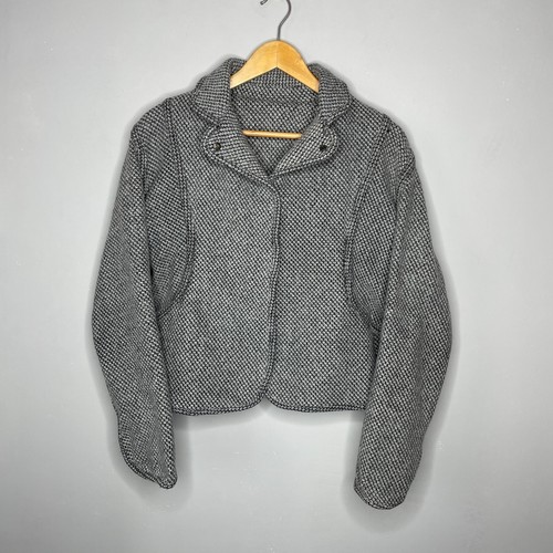 Veste grise manteau laine