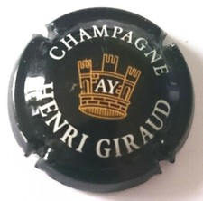 Capsule de champagne Henri Giraud noir N°9