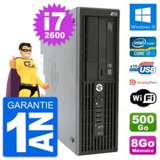 PC HP WorkStation Z210 SFF Core i7-2600 RAM 8Go Disque 500Go Windows 10 Wifi