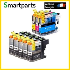8 Cartouches compatibles avec BROTHER LC223 LC225 LC227 XL (5BK 1C 1M 1Y)