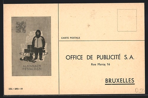 Carte postale esquimau avec - postale,
