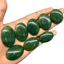 8 Pièces Vert Naturel Jade