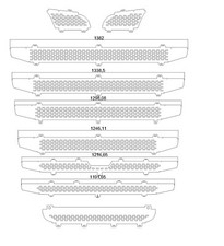 9-teilig Inox Grille App