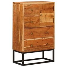 Commode avec porte - naturel, 55