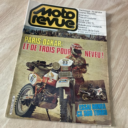 Magazine moto revue 1982 - moto,