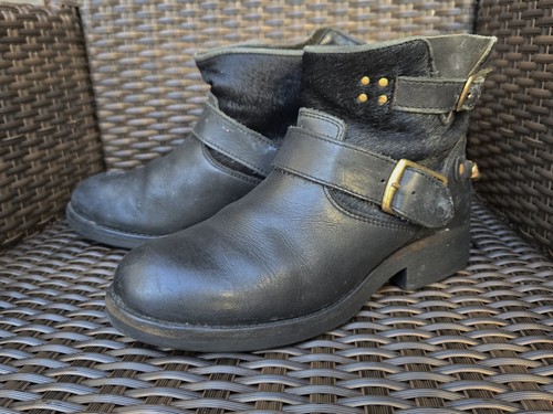 Bottines biker - 982), 🖤