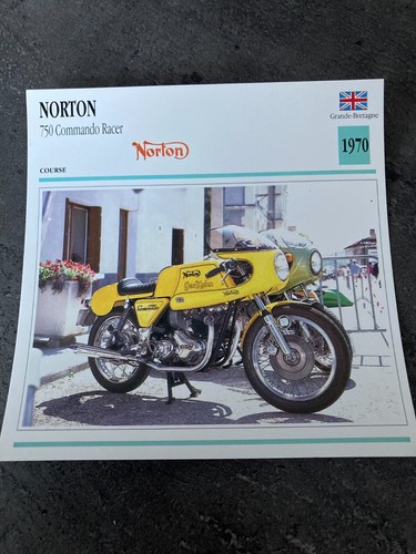 Carte fiche moto collection - fiche,