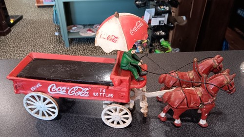 Vintage cast iron coca cola - vintage,