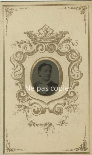Portait femme ferrotype - de,