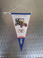 ANCIEN FANION FORD 1908 TISSU AUTOMOBILE CYCLOTOURISME VESPA SCOOTER