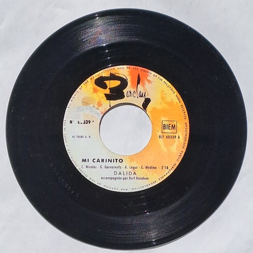 Dalida 45t juke box - ', mi
