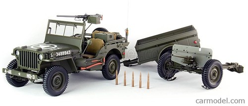 Jeep willys avec remorque - jeep,
