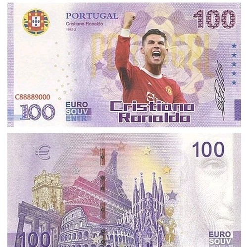 Billet 100 euros cristiano - billet,