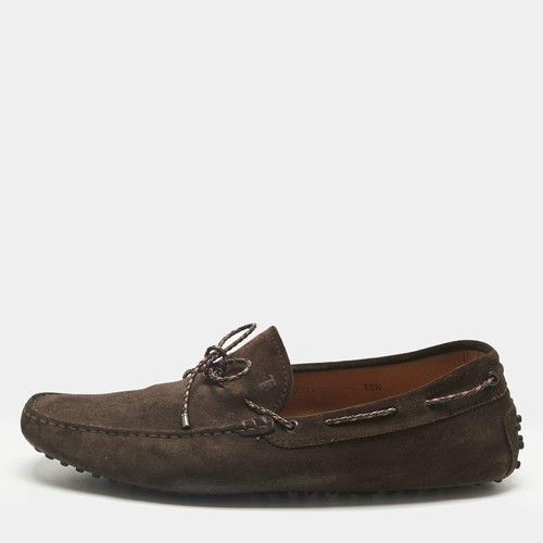 Mocassins tods brown suede - mocassins,