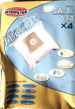 4 sacs aspirateur SAMSUNG DAEWOO PHILIPS TORNADO KARCHER INTERFILTER 614 SA3F
