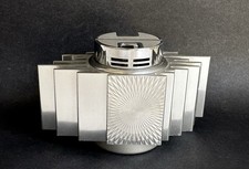 Vintage briquet à gaz de table design moderniste  space edge Sarome Japan 1970