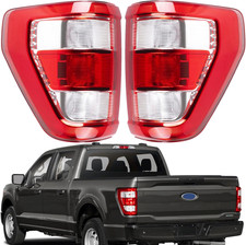 Tail Light Assembly Compatible with 2021-2024 Ford F150 XL Driver and Passenger