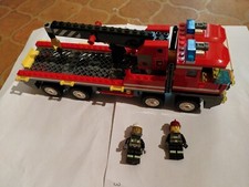 LEGO CITY 7213 : Camion Pompiers avec Bateau & Quad / Occasion en TBE sans notic