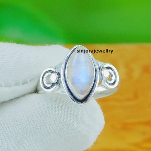 Bague pierre lune - bague, de