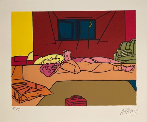 Valerio adami lithographie - valerio,