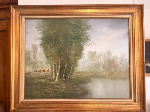 Ancien tableau peinture huile - peinture,