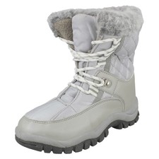 Bottes De Neige Grises Spot On Pour Filles : Bottes De Neige À La Mode