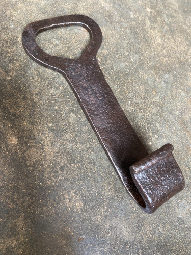 Ancien crochet fer - en, forgé