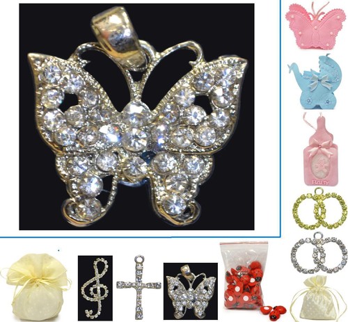 Lot pendentifs papillon - 12,