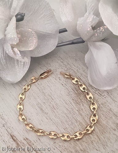 Bracelet maille grain - grain, de