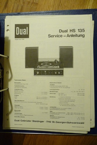 Manuel service pour dual - de,