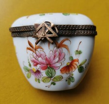 Pilulier Porcelaine Palais Royale aux Attributs Maçonniques