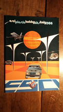 Esci Plastic Hobby Kits Italy 1986 Catalogue
