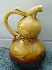 Très rare mignonnette pichet carafe à absinthe Cusenier Sarreguemines 1906