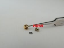 Screw-on crown Yellow gold plated Breitling CHRONOMAT ø 5,25 mm ø 1,20 mm + Tube