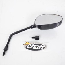 Rétroviseur droit Chaft grand prix coloris noir filetage 8mm IN 104 pour moto