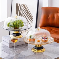 Cake Past Pastries Tray Snack avec couverture STABLE BASE LUMBRE LUXEUR LURNE