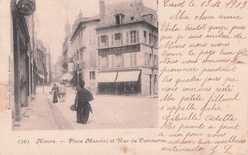 Carte postale ancienne nevers - carte,
