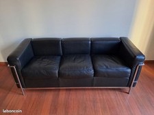 canapé cuir 3 places LC2 editeur CASSINA design Le Corbusier