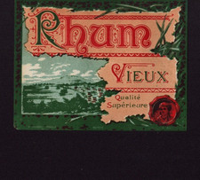 ETIQUETTE ancienne de RHUM /
