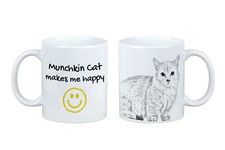 Chat Munchkin tasse avec un