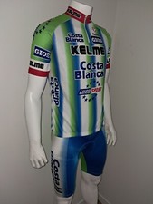 Ancienne TENUE NALINI 4/5 KELME COSTA BLANCA MAILLOT CUISSARD Pro Cycling Team