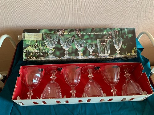 Lot anciens verres - lot, pied