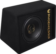 PHOENIX GOLD Z10AB 10in Simple Active Subwoofer Avec Cable Et à Distance 200 RMS