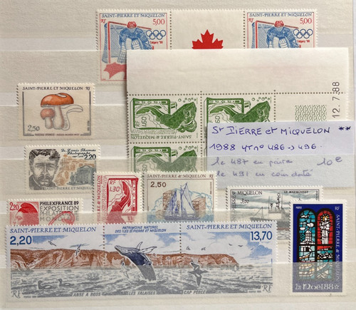 Timbres saint pierre - saint, et