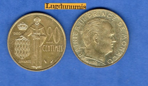 Monaco centimes 1982 ttb - centimes,