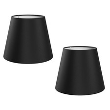 2x Abat-jour lin textile tissu